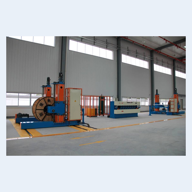 A 1600 gantry Cable Reel con pista de tierra